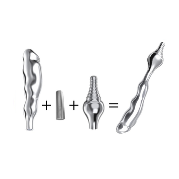 Adult Stainless Steel Dildo Butt Plug / Metal Sex Toy for Couples - EVE's SECRETS